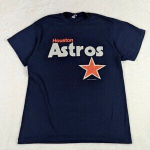 Vintage 80s Logo 7 Houston Astros T-Shirt Mens L Single-Stitch Made in USA